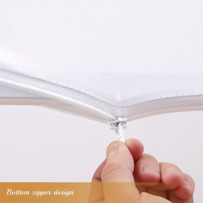 Spandex Arch Backdrop 2 Pack 6Ft x 6.6Ft Wrinkle-Free Stretch Photography Background with Bottom Zipper, Polyester Arched Cover Photo Prop for Wedding, Party, Gender Reveal & Birthday Decoration