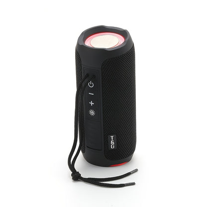 TG227 Portable Bluetooth Speaker with LED Breathing Light, TWS Stereo Sound, USB-C Rechargeable, Wireless Speaker for Outdoor Camping, Hiking, Gatherings