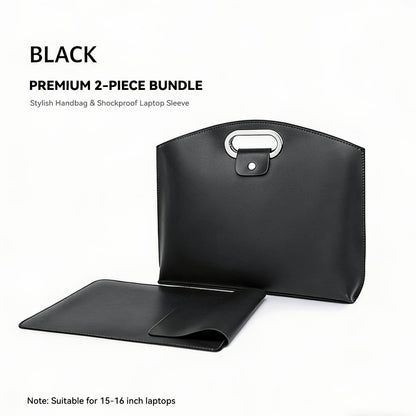 Laptop Sleeve Bag 13 14 15.6 16 Inch Protective Case with Carrying Strap Inner Liner Pouch Compatible MacBook HP Dell Lenovo Multi-Color Portable Shoulder Handbag Travel Briefcase for Women Men