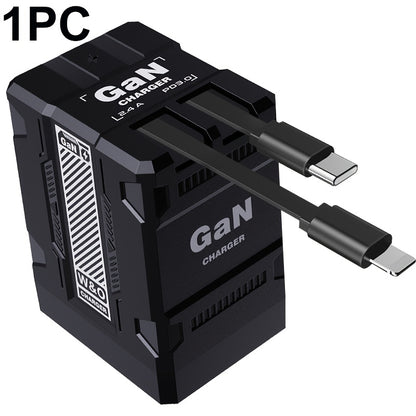 Built-In Cable USB-C Fast Charger 66W 120W – Integrated Type-C Cord 80cm 120cm PD 27W Charging Head for iPhone 17 16 15 14 13 12 Pro Max, Samsung Galaxy, Xiaomi Android, 1pc or 2pcs Set 6 Colors