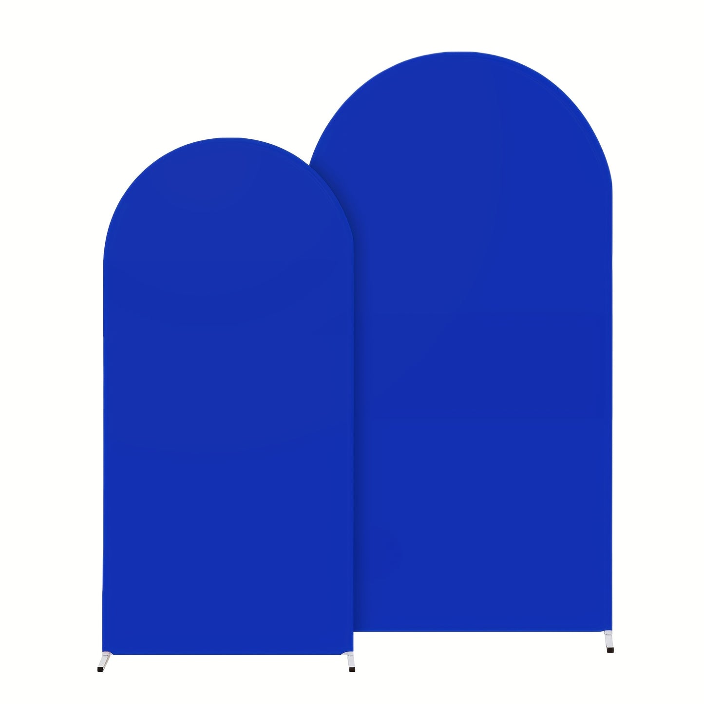 Wedding Arch Cover 2pcs Stretchable Wrinkle-Free Polyester Tight-Fit Arch Banner Covers with Zipper for Wedding Ceremony Birthday Gender Reveal Bridal Shower Graduation Party Decor