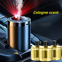 Car air freshener + 3 bottles of cologne
