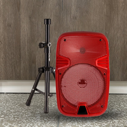 1000W Portable Party Speaker with 8-Inch Woofer & Wired Microphone, Deep Bass 2.1 Surround Sound, 8-Hour Battery, Bluetooth USB SD FM AUX, Wireless Speaker for DJ Karaoke Home Gatherings Outdoor Events