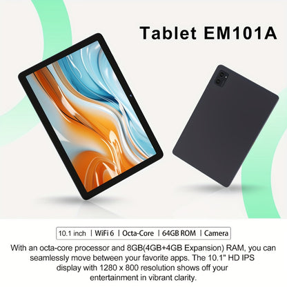 Business Tablet 11 Inch Android 16 Gemini AI 8GB RAM 128GB ROM 1TB Expandable 7000mAh Long Battery WiFi 6 Dual Cameras Tablet PC for Work Study Entertainment – Grey