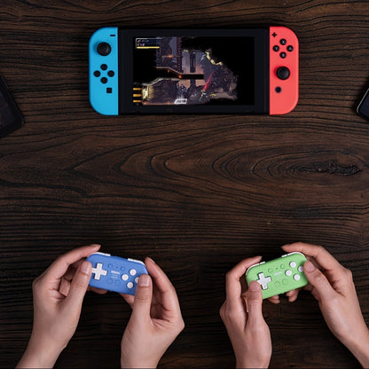 8BitDo Micro Bluetooth Gamepad Pocket Mini Controller for Nintendo Switch Android Raspberry Pi - Keyboard Mode Support Green, Ultra-Compact Wireless Gaming Controller