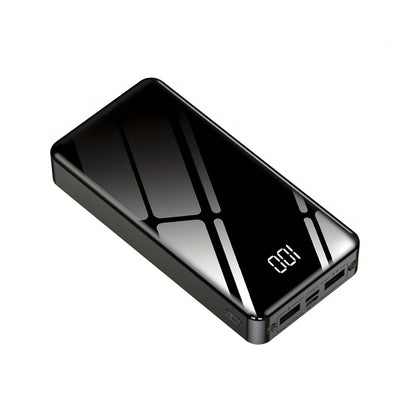 50000mAh Power Bank 22.5W Two-Way Fast Charging – Smart Digital Display LED Camping Light Large Capacity Portable Battery Pack for iPhone Android Tablet Outdoor Travel Emergency
