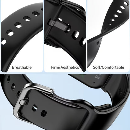 Couple's Set Smartwatch with Voice Assistant – Wireless Calling, Built-in Speaker, Music Control, Fitness Tracker – Matching His & Hers Gift Set Black Pink Silver – iPhone & Android Compatible