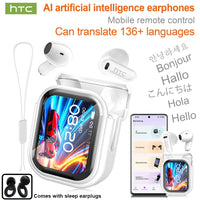 White Headphones + Sleep Earplugs