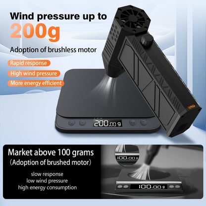 Electric Air Duster 150000RPM Cordless Turbine Blower with 8000mAh Battery & 13kPa Suction – Canned Air Alternative Jet Blower for Keyboard, Computer, Car & Home Cleaning, No Refills Needed