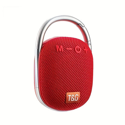 Mini Portable Bluetooth Speaker with LED Lights – Micro SD/TF Card Support, Integrated Latch, Stereo Audio, Compact Wireless Speaker for Home, Outdoor, Travel, Camping, Halloween & Holiday Parties