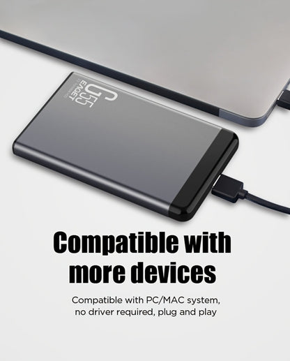 500GB Portable External Hard Drive EAGET G55 – USB High Speed Plug and Play Mechanical HDD for Laptop Desktop PC Mac Game File Video Music Photo Backup Storage