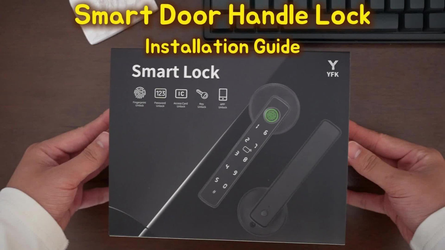 NFC Smart Deadbolt Lock 5-in-1 with Fingerprint, Password, App & Alexa - NFC Tap Keyless Entry for Home & Apartment, Single & Double Row, Keys Included, Easy DIY Install