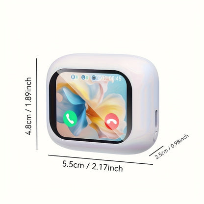 ANC AI Translation Earbuds with LCD Screen – Active Noise Cancelling Wireless In-Ear Headphones for Business Meetings International Travel Multi-Language Real-Time Translator