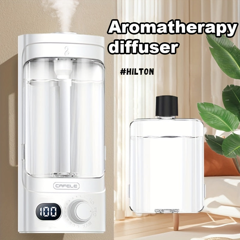 300ml Essential Oil Diffuser 100-Level Mist Control USB Rechargeable – Ultrasonic Soundwave, Auto Shut-Off, Whisper-Quiet Aromatherapy Diffuser for Home Office Bedroom Pet Room, Bundle with Essential Oils