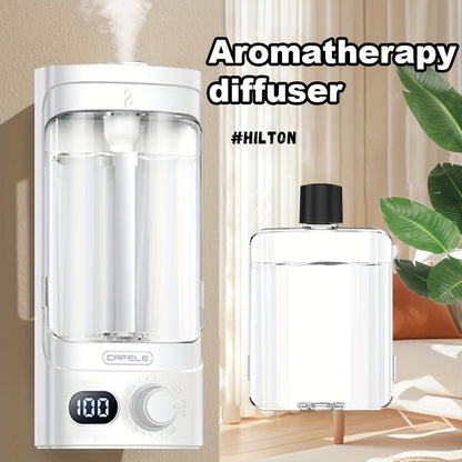 300ml Essential Oil Diffuser 100-Level Mist Control USB Rechargeable – Ultrasonic Soundwave, Auto Shut-Off, Whisper-Quiet Aromatherapy Diffuser for Home Office Bedroom Pet Room, Bundle with Essential Oils
