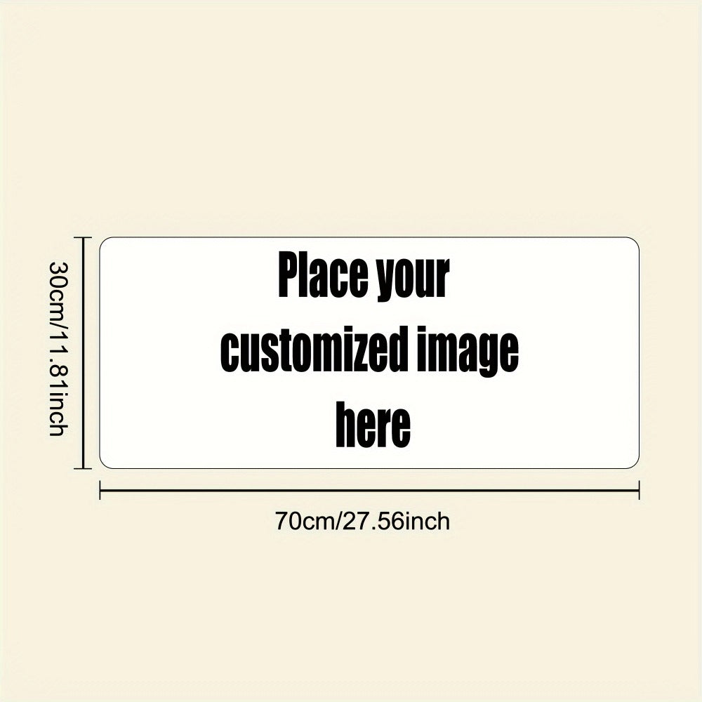 Custom Photo Mouse Pad Large Personalized Desk Mat Print Your Own Image or Text Non-Slip Base Extended Size for Office Gaming Home Unique Gift for Gamers Professionals