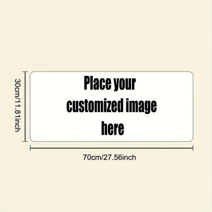 Custom Photo Mouse Pad Large Personalized Desk Mat Print Your Own Image or Text Non-Slip Base Extended Size for Office Gaming Home Unique Gift for Gamers Professionals