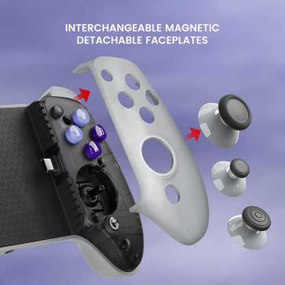 Hall Effect Mobile Gaming Controller GameSir G8 Galileo USB-C Wired – Zero-Drift Joysticks & Triggers, Pass-Through Charging, Mappable Back Buttons for iPhone 15 Android Cloud Gaming Xbox Game Pass
