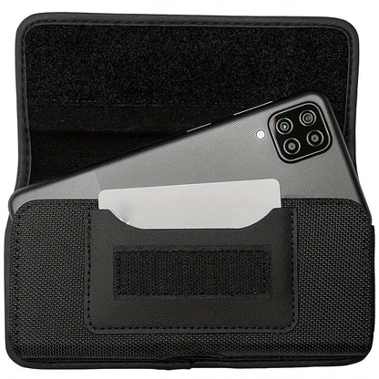 Heavy Duty iPhone Belt Clip Holster Case with Card Holder Rotating Clip Secure Snap Closure Durable Pouch for iPhone 17 Pro Max 17 Pro 17 Air 16E Plus Series – Men Outdoor Work Carry