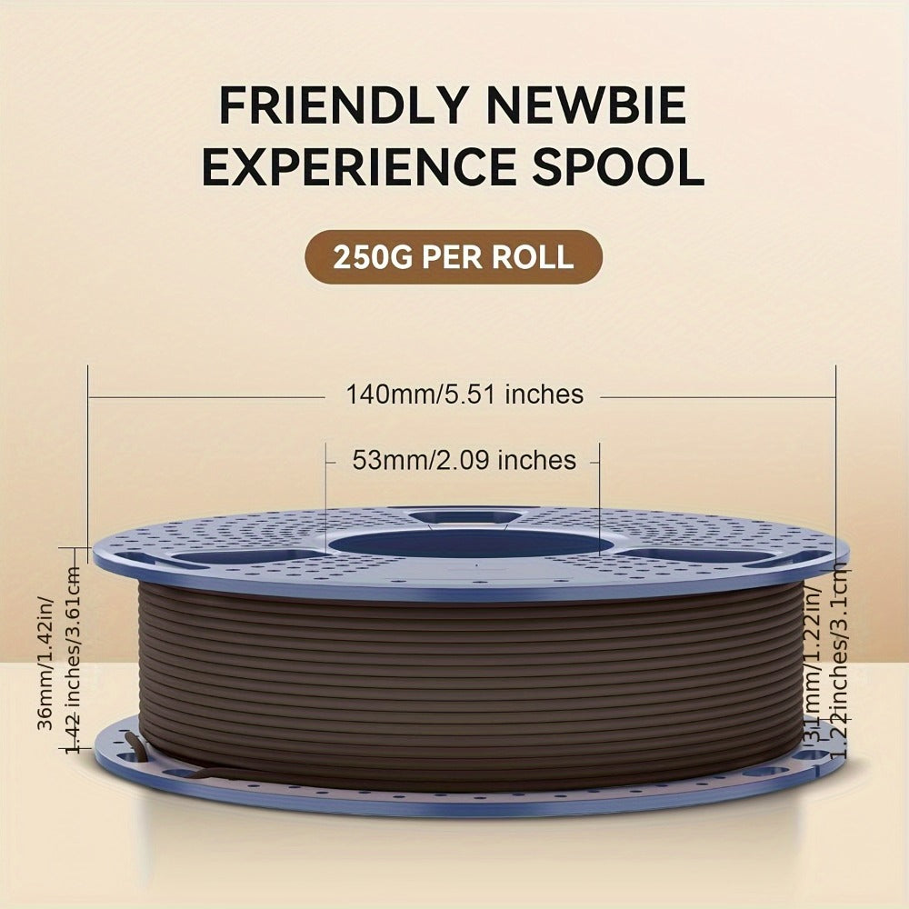Wood PLA Filament Bundle 4 Rolls 1.75mm 250g Each – SUNLU Walnut Logs Cherry Maple Neatly Wound Individually Vacuum Packed | Wood Fiber PLA for FDM 3D Printers Home Decor Beginner Bundle