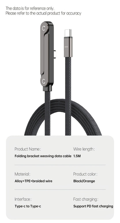 Type-C Fast Charge Cable for iPhone 17 16 15 Pro Max – USB-C to USB-C Charger Cord for Samsung Galaxy S25 S23 Ultra Xiaomi Android MacBook iPad | PD Phone Charging Cable Holiday Christmas Gift