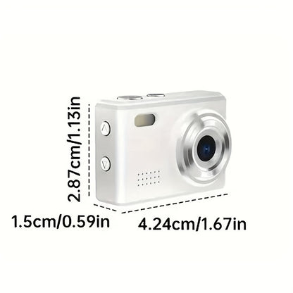 Keychain Mini Digital Camera 16X Zoom Autofocus & Shock-Proof | 2.8-Inch Screen Point-and-Shoot Cam for Travel & Vlog – Ideal Birthday Gift for Adults, Friends & Beginners