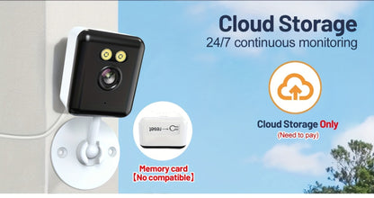 AI-Powered 3MP Indoor Security Camera 2-Pack, Humanoid Detection, Alexa Compatible, Full-Color Night Vision, Two-Way Audio, Smart Motion Alerts, 2.4G WiFi – Home Baby Pet Video Monitoring