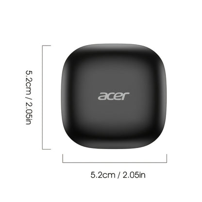 Acer Mini In-Ear Wireless Earbuds Bass Stereo Touch Control, Noise Cancelling Microphone Bluetooth 5.4, Portable Lightweight Long Battery Life, Compatible with Phone Laptop Tablet Mobile, for Exercise