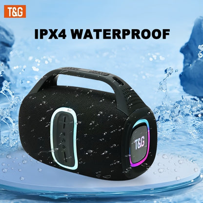 TG674 30W Outdoor Portable Bluetooth Speaker IPX4 Waterproof Dual Pairing Stereo 3600mAh Battery Booming Bass Handle Wireless Subwoofer Speaker for Camping Party