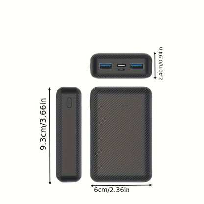 20000mAh Power Bank for Heated Vest Jacket Gloves Scarf Socks – 5V 3A Fast Charging USB Battery Pack, Portable Rechargeable Power Supply for Electric Heated Clothing & Winter Outdoor Gear