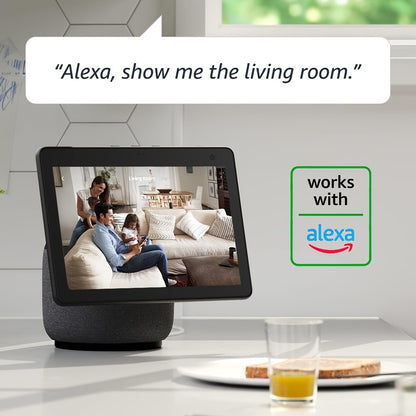 AI-Powered 3MP Indoor Security Camera 2-Pack, Humanoid Detection, Alexa Compatible, Full-Color Night Vision, Two-Way Audio, Smart Motion Alerts, 2.4G WiFi – Home Baby Pet Video Monitoring