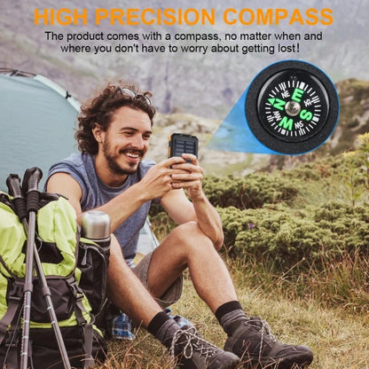 Solar Power Bank 45800mAh QC3.0 Fast Charging – Dual USB Portable Charger with LED Flashlight for Camping Hiking Travel Emergency, High Capacity Battery Pack for All Cell Phones & Devices