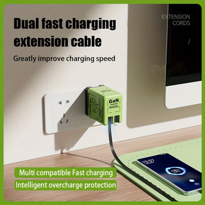 GaN Wall Charger 120W Fast with Retractable Built-In Cable & Foldable Plug – Compact Portable Travel USB-C Adapter for iPhone 17 16 15 14 Pro Max, Samsung Galaxy Ultra, Android Devices, 6 Colors