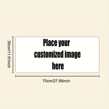 Custom Photo Mouse Pad Large Personalized Desk Mat Print Your Own Image or Text Non-Slip Base Extended Size for Office Gaming Home Unique Gift for Gamers Professionals