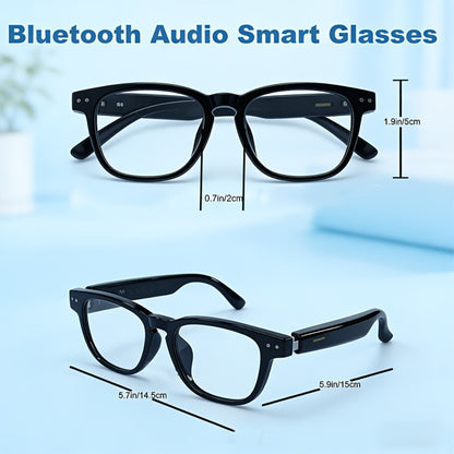 164-Language Translation Glasses with Real-Time AI Voice Translator – Bluetooth Music & Calls | AI Voice Assistant | Indoor & Driving Use | Unisex Smart Eyewear Multiple Colors | Travel Business Gift