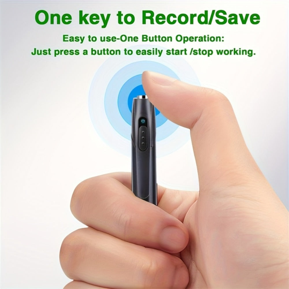 32GB Voice Activated Recorder with MP3 Player & 1080P Body Camera - Digital Recording Pen, Mini Belt Clip Design, Indoor Outdoor Surveillance, Conference Business Lecture Classroom