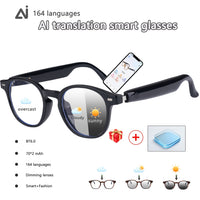 UF03 Black Translated Glasses + Photochromic Lenses