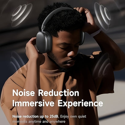 3-Piece Wireless Audio Gift Set Over-Ear Bluetooth Headphones Wireless In-Ear Earbuds Minimalist Watch Ultra-Long Battery iOS Android Back to School Father's Day Gift