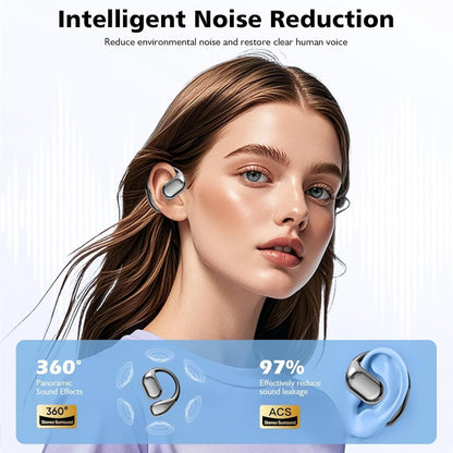 Bone Conduction AI Translation Earphones 156 Languages 3-in-1 Real-Time Wireless Headphones for Travel Business Learning Black Beige Dark Blue Green
