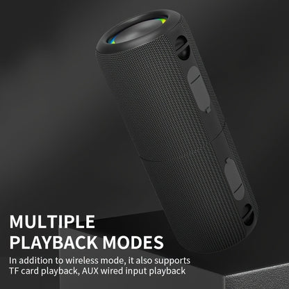 RGB Breathing Light Bluetooth Speaker 2-in-1 Dual Channel Wireless Stereo – Battery or USB Powered, Portable Indoor Outdoor Speaker for Parties, Office, Bedroom, Kitchen, Desk Use
