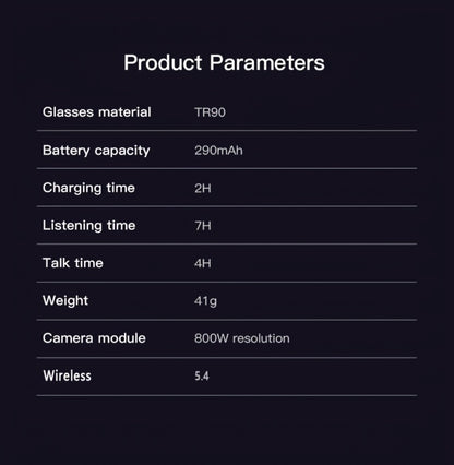 AI Camera Glasses 4K Recording & Real-Time Translation – 163 Languages, 8MP Wide-Angle FPV, 4GB Storage, Wireless Smart Glasses for Travel & Driving