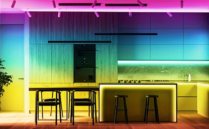 RGB LED Neon Light Strip Waterproof Flexible Rope Light – App & Remote Control Color Changing for Bedroom Gaming Room Party Outdoor Indoor Decor – 5M/10M (196.85"/393.7")
