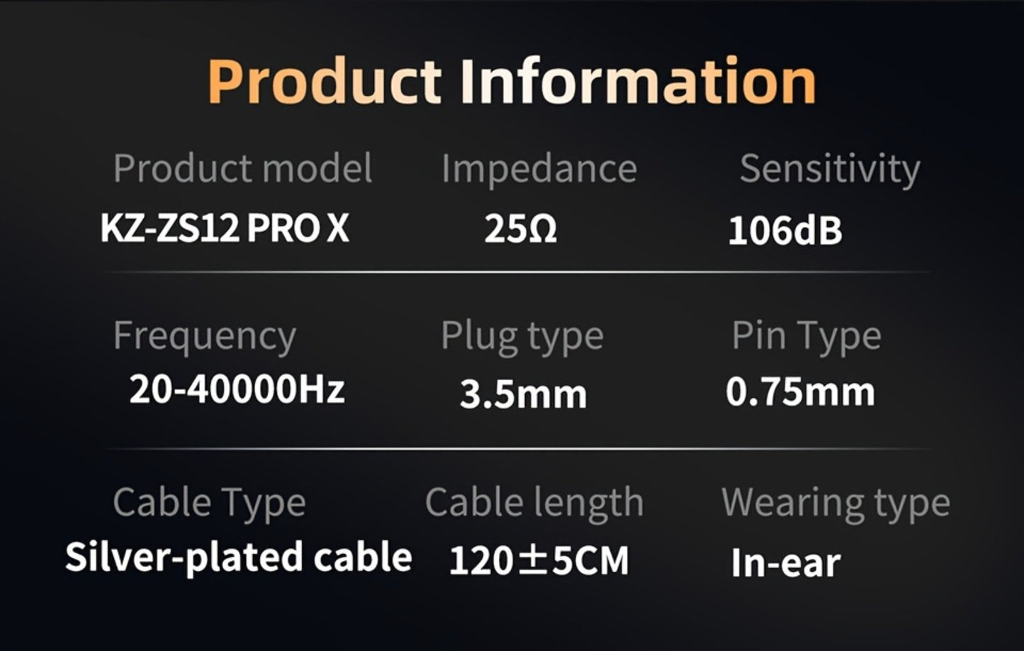 KZ ZS12 PRO X In-Ear Monitor Hybrid IEM Headphones Detachable Cable Noise Cancelling Dynamic Mic Sport Gaming DJ Audio Monitoring Music Production