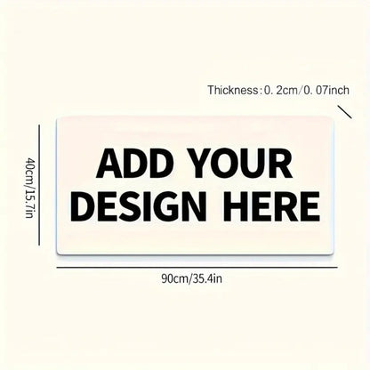 Custom Photo Mouse Pad Large Personalized Desk Mat Print Your Own Image or Text Non-Slip Base Extended Size for Office Gaming Home Unique Gift for Gamers Professionals