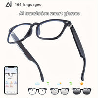 UF02 Black Translation Glasses + Self-Tinting Lenses