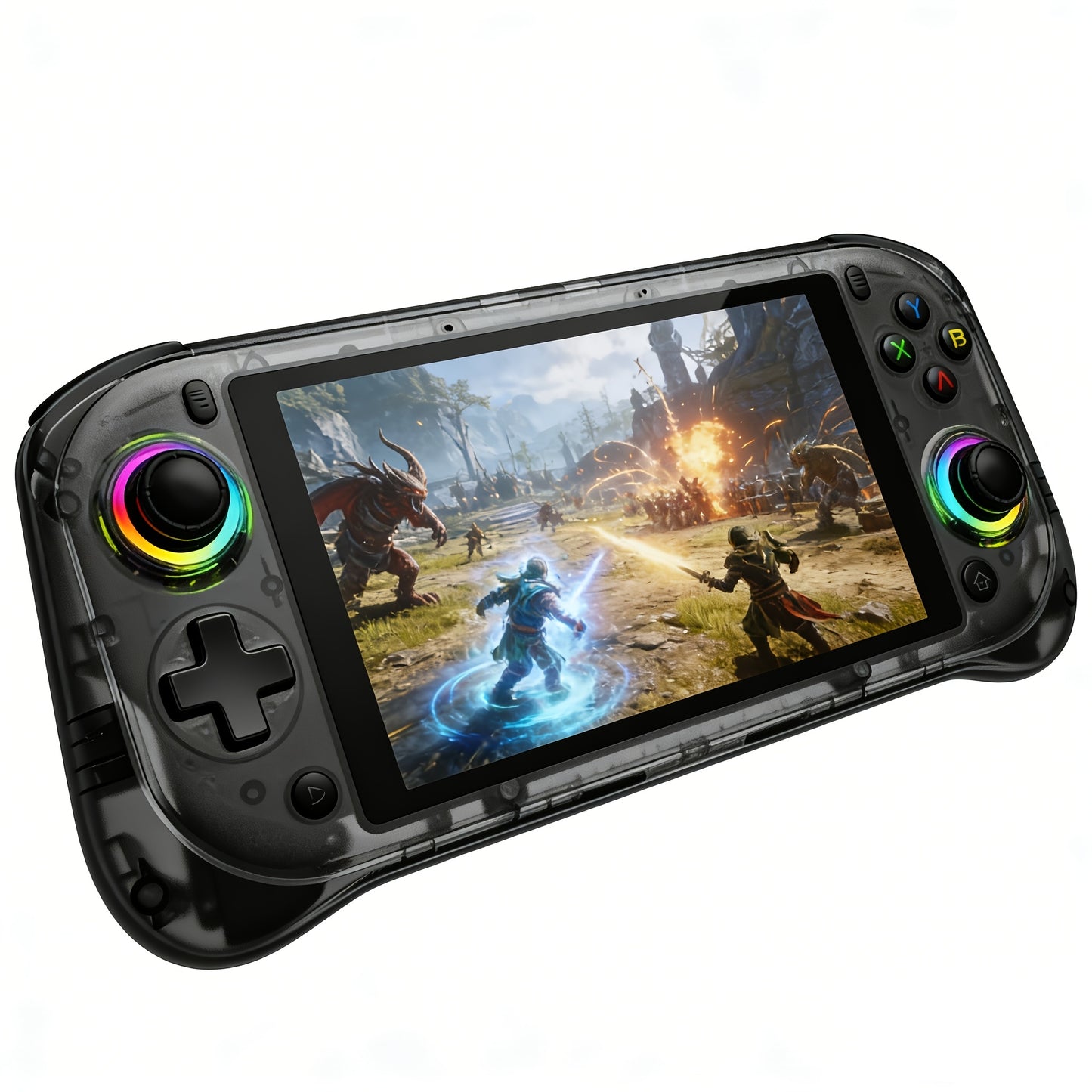 J55 Online Multiplayer Handheld Game Console – 5.5 Inch Large Screen, Open-Source System, 64GB Storage, Ultra-Long Battery Life, Global Online Gaming, High-End Portable Edition, Perfect Holiday Gift