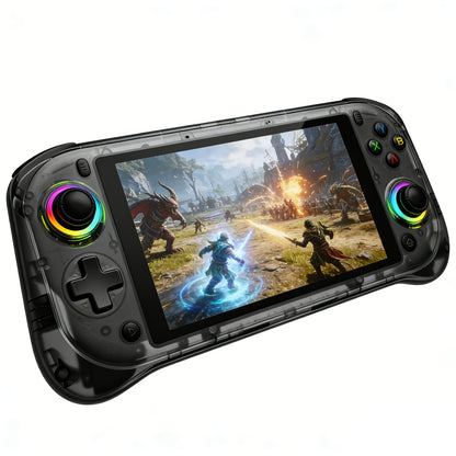J55 Online Multiplayer Handheld Game Console – 5.5 Inch Large Screen, Open-Source System, 64GB Storage, Ultra-Long Battery Life, Global Online Gaming, High-End Portable Edition, Perfect Holiday Gift