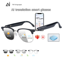 UF04 Silver Translation Glasses + Photochromic Lenses