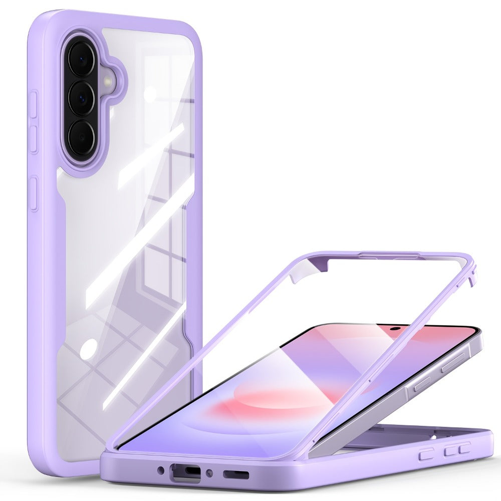 Samsung Galaxy A-Series Rugged Case with Built-In Screen Protector – Full Body Shockproof Phone Cover for Galaxy A15 A16 A17 A36 A37 A56 A57 5G | Heavy Duty Drop Protection