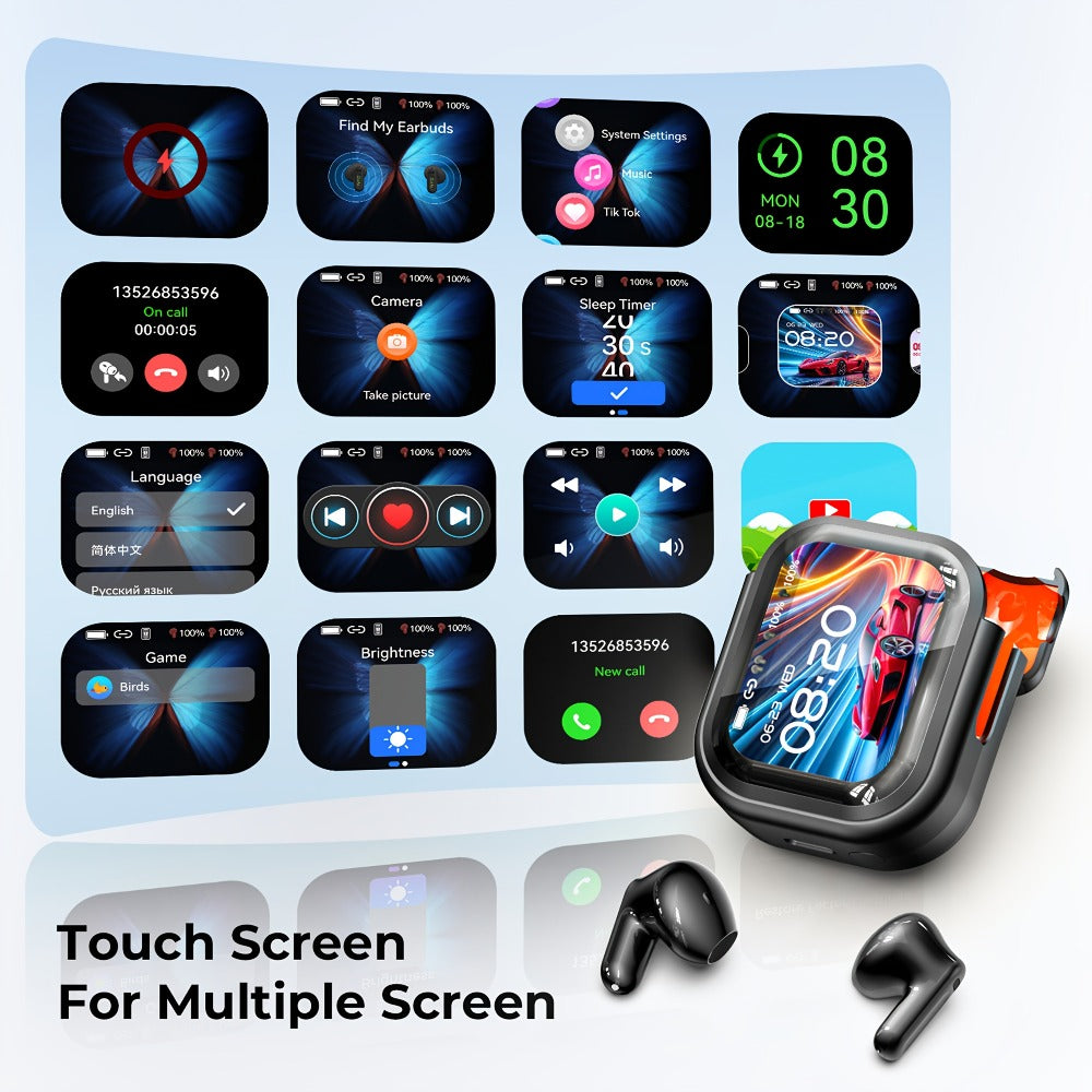 AI Translation Earbuds 136 Languages Real-Time Bidirectional Translation LDAC HD Sound True Wireless Bluetooth for Business Travel Meetings International Use